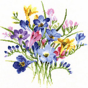 Floral cross stitch designs br Valerie Pfeiffer