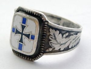 Finnish Volunteer Silver Ring waffen-SS