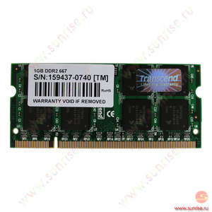 SO-DIMM DDR-II 1024Mb PC2-5300 Transcend