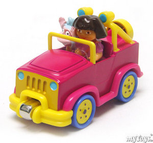 Dora Jeep mit Boots