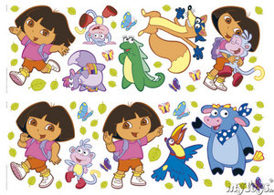 Wandsticker Dora