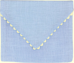 Linen Pouch - Sky Blue