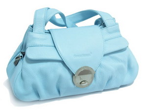 Сумка 1173 azurro жен. кожа