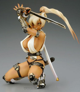 Tandem Twin Animal Girls Lynx Topaz PVC statue