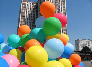 воздушные шарики с гелием
