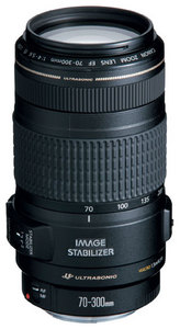 Телеобъектив Canon EF 70-300 f/4-5.6 IS USM для Canon 450D