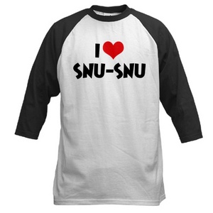 I Love Snu Snu Baseball Jersey