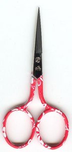 Pink Floral Embroidery Scissors