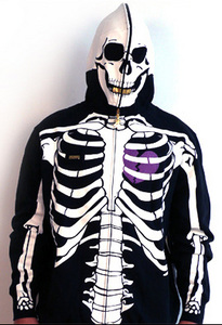 Skeleton Hoodie, by L-R-G