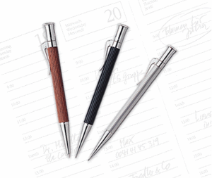 Faber-Castell Grenadilla Wood, Platinum Mechanical Pencil