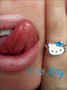 Кольцо с Hello Kitty