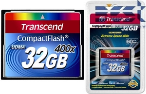 Карта памяти CompactFlash Card 400X, Transcend