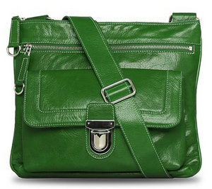 Roots flat bag green