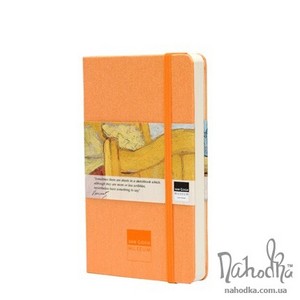 Записная книжка Moleskine «Ван Гог» Для набросков Карманная (9х14), оранжевая