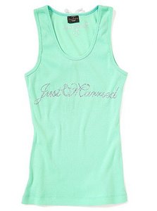 "Just Married" bling tank