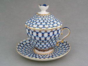 фарфор серии Кобальтовая сетка Фарфоровый императорский завод