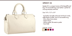 Louis Vuitton bag (ivory or/& black) :)