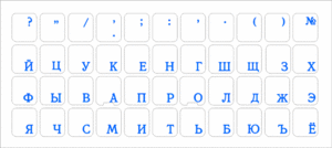 Наклейки на клаву для моего MSI Wind U100