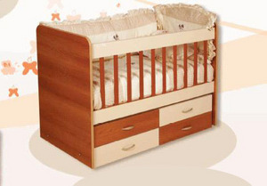 Кроватка детская FURKAN 120х60, производство BabyBed (Bebek), Турция