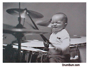 drumming baby постер