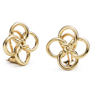 Tiffany Quadrifoglio ear clips