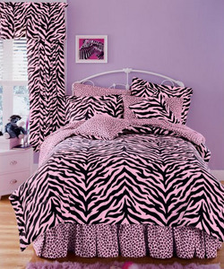 Zebra bed set