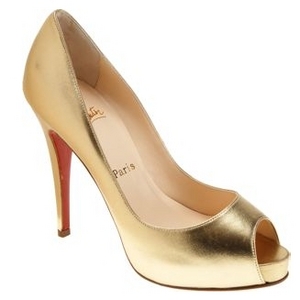 Christian Louboutin Very Prive Gold