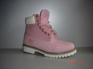 ботинки Timberland розовые