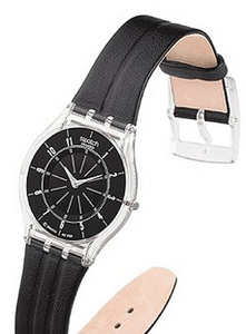 Часики Swatch SFK 254 на кожанном ремешке