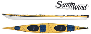 Seaward fibreglass/kevlar kayak Southwind