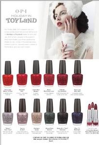OPI Collection "Holiday in Toyland"