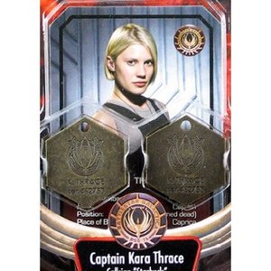 Kara Thrace (Starbuck) Battlestar Galactica Dog Tag Set