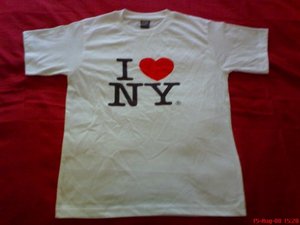 футболка с надписью I&lt;3NY