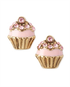 Juicy Couture CUPCAKE STUD EARRINGS & BOX