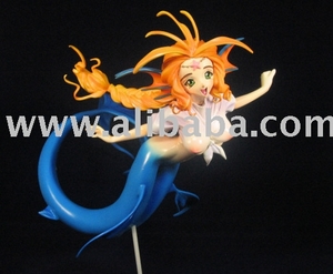 1 / 6 Mermaid Painted Model