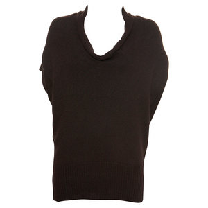 Knitted Turn Back Batwing Top