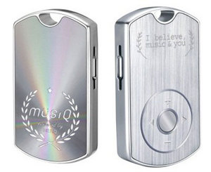 BenQ MusiQ MP3 Player Dog Tag