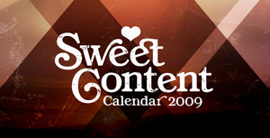 Sweet Content Calendar 2009