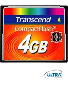 138361. Compact Flash Card 04Gb Transcend 133x