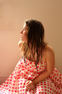 сарафан в горошек