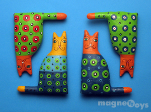 магниты-кошки от жж-юзера magnet_toys