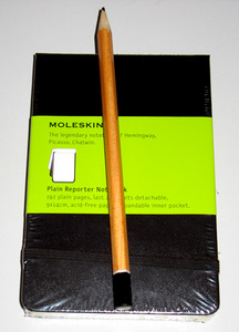 Записная книжка "Reporter" (нелинованная), Moleskine, Pocket, черная