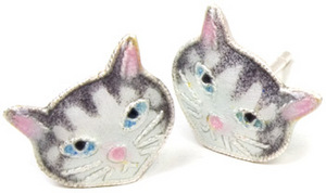 purrfect kitten earrings
