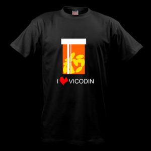 Футболка "I love vicodin"