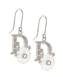 Dior Lady Dior Crystal Daisy Earrings