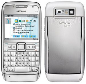 Nokia E 71 white