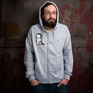 Hoodie "Sad Psycho" by Michael Fuchs