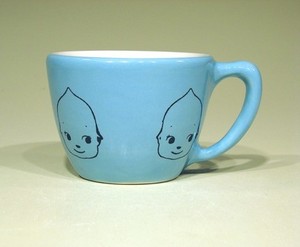 12oz cup kewpie cabeza (light blue/white)