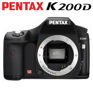 Зеркальная цифровая фотокамера Pentax K200D 10.2MP Digital SLR Camera with Shake Reduction (Body Only)