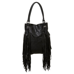 double fringe tote